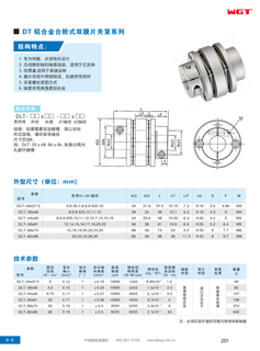 DT aluminum alloy stepped double diaphragm clamping series