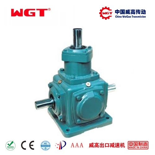 T series spiral bevel gear device 3-way bevel gear small bevel gearbox T2-T25