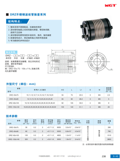 DRZ stainless steel bellows expansion sleeve series