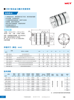 DW aluminum alloy triple diaphragm clamping series