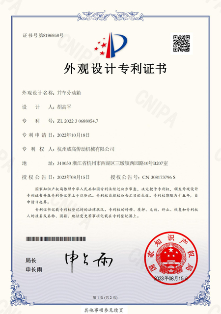 Weigao 8 patents WEB_07