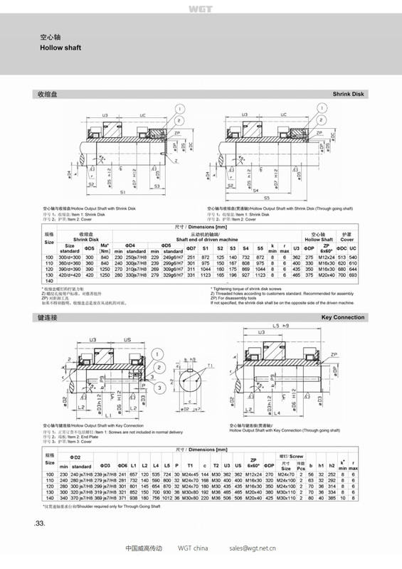 WGT_ML2P..100-140 Industrial Gear Box 