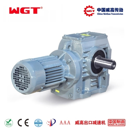 S77 / SA77 / SF77 / SAF77 / ... Helical gear worm gear reducer (without motor)