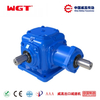 T type spiral bevel gear reduction ratio 3-1 gearbox for game machine T2-T25
