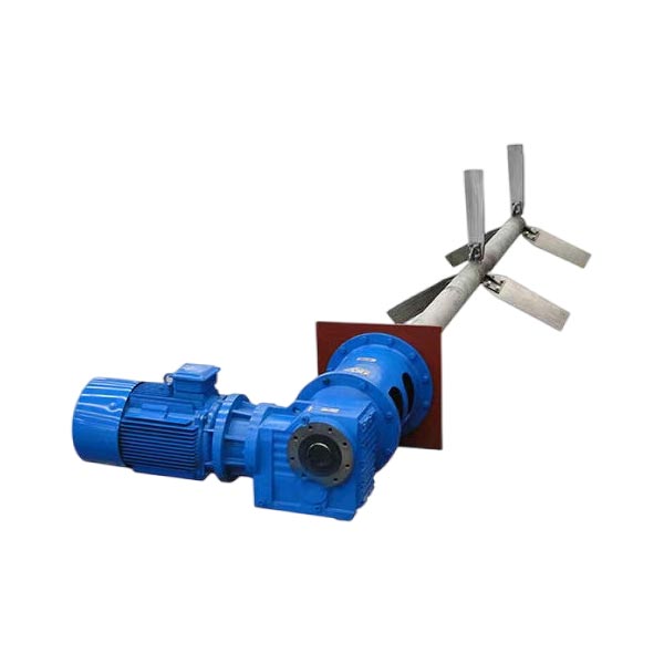 Side entry desulfurization tower mixer