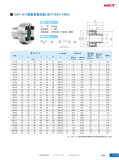 CSF-A11 expansion joint sleeve (JB/T7934-1999)
