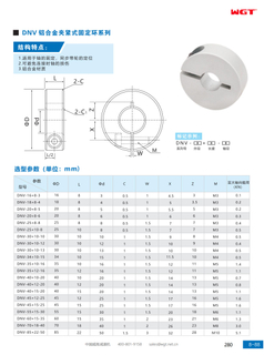 DNV aluminum alloy clamping fixed ring series
